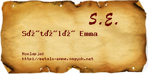 Sétáló Emma névjegykártya
